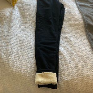 Fleece lined leggings